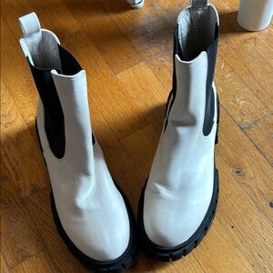 Billini Black and White Boots